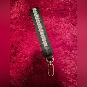 Lululemon Black, Silver, & Gold Keychain